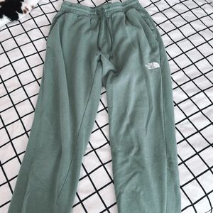 green north face joggers